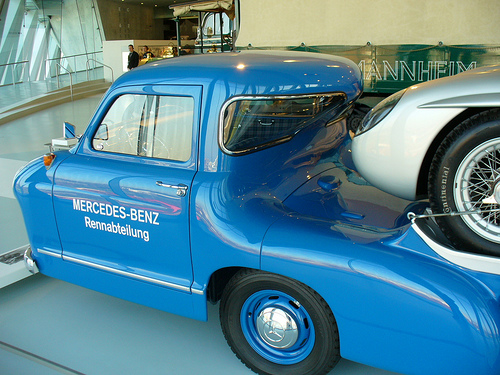 Mercedes-Benz Renntransporter Blaue Wunder (Portento Azzurro)