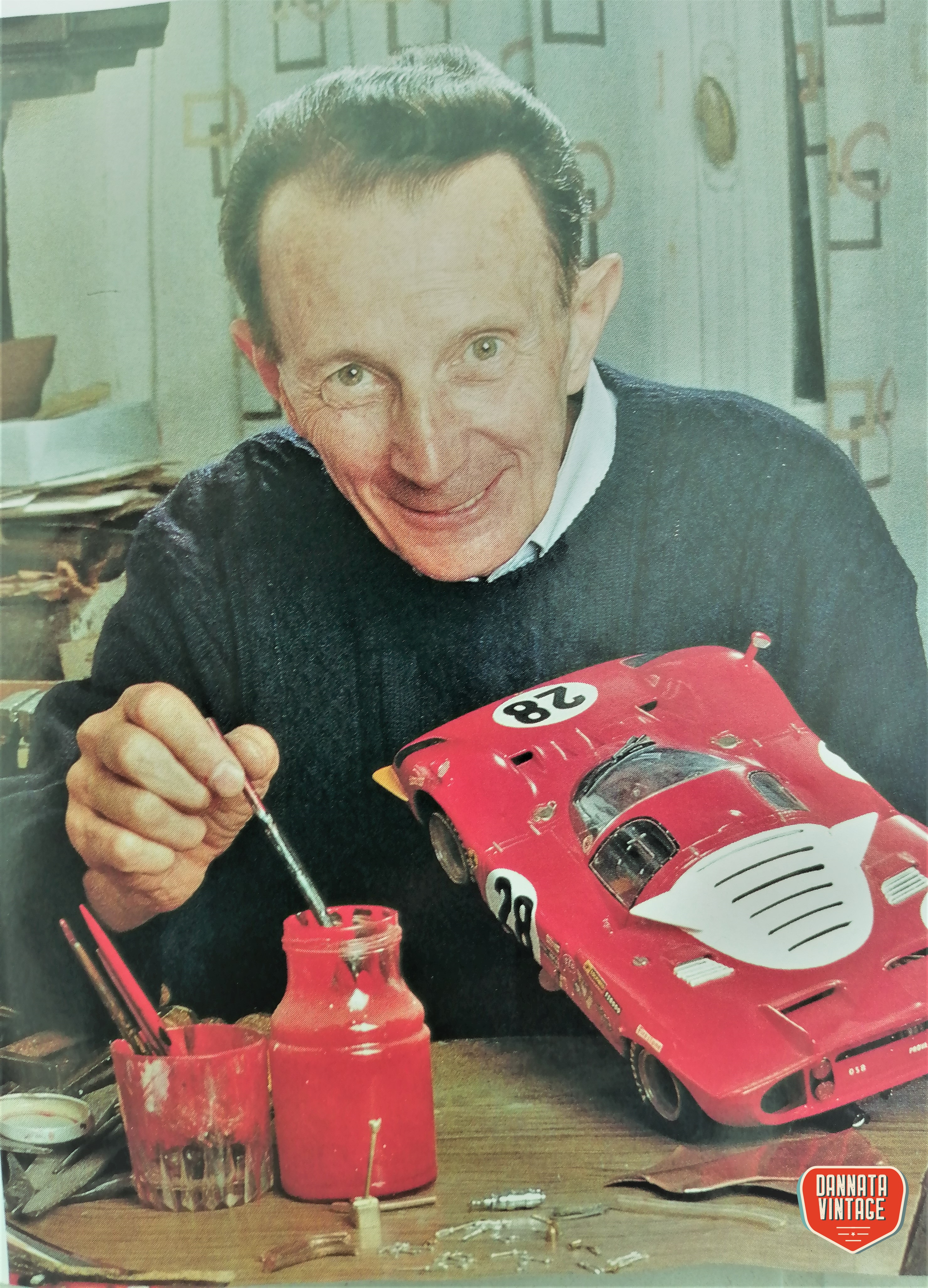 Michele Conti, un artigiano e le sue auto in scala