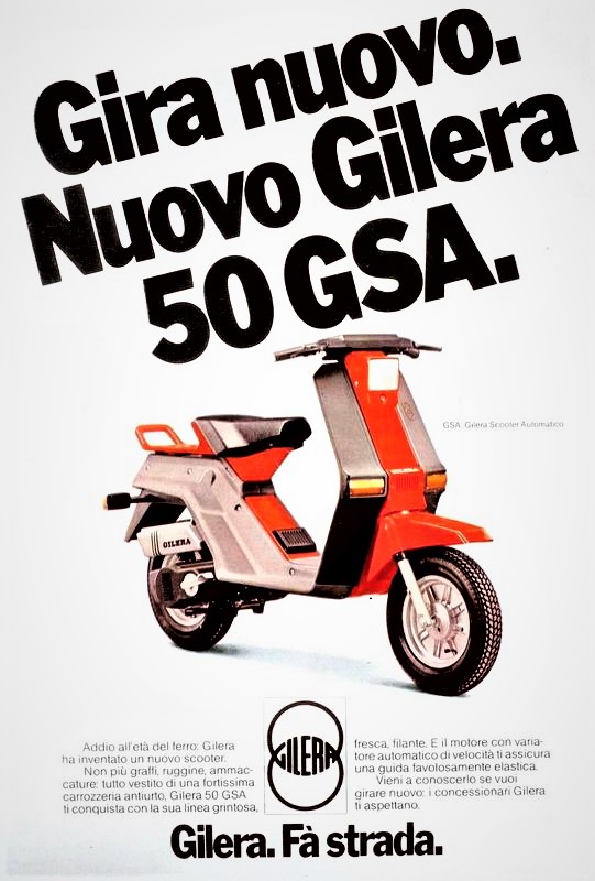 Gilera GSA 50 cc, ed un grande designer – DannataVintage.com