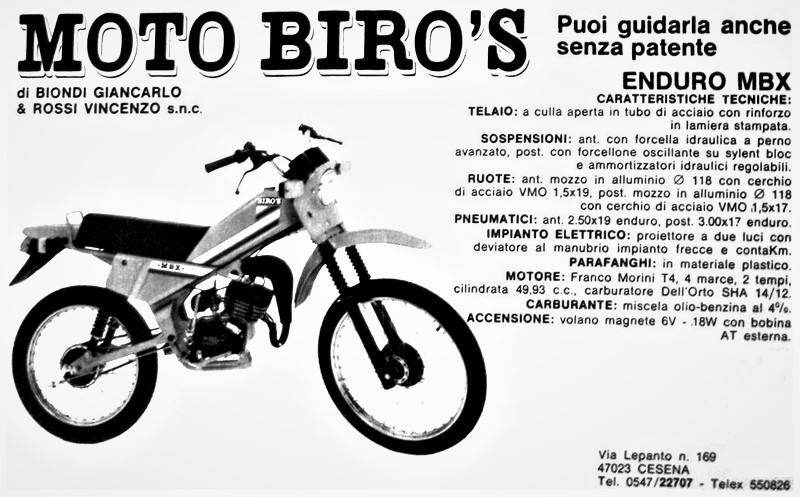 Moto Biro's