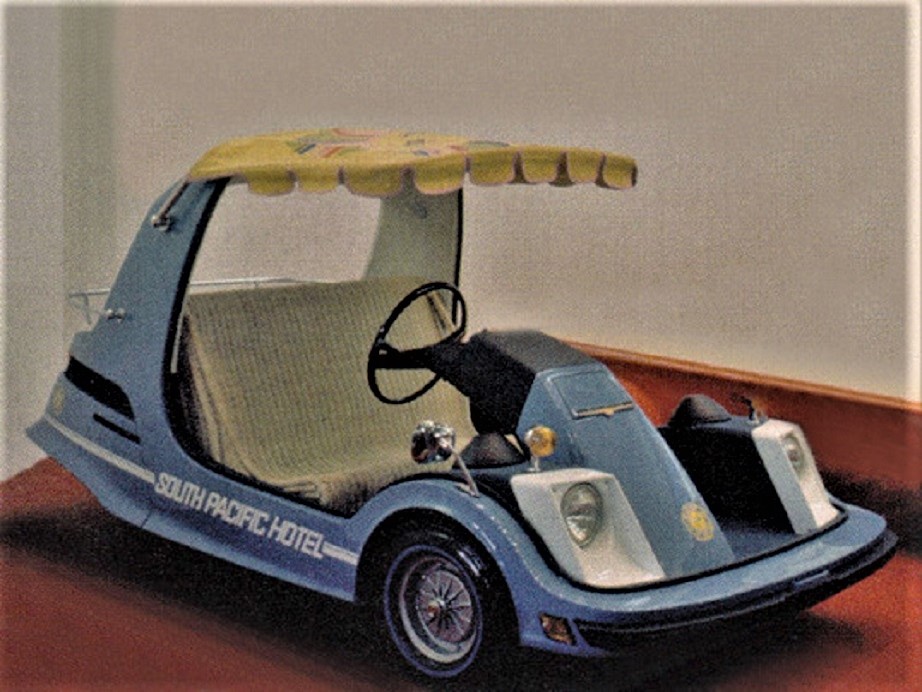 Toyota EX II 1969 Type B, l'esemplare che si pensò potesse servire per piccoli trasporti, l'adesivo di un Hotel credo renda perfettamente l'idea. 