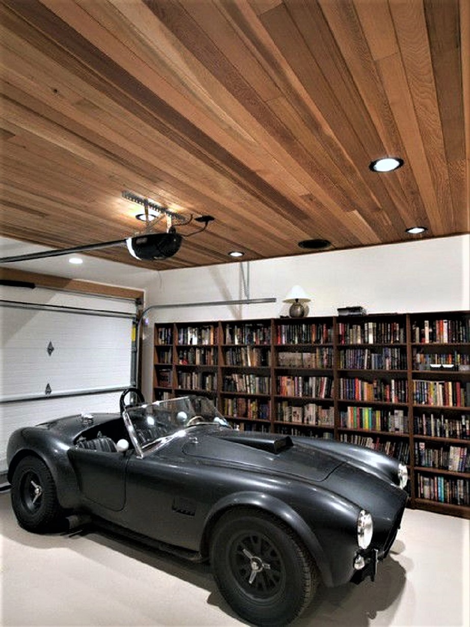 Garage vintage Auto d'epoca e tutti i mei libri e riviste, una parte la farei esattamente così.