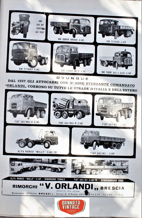 Camion vintage Da bresciano un marchio che ci ha dato lustro. 