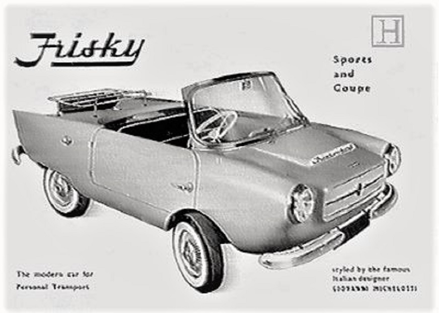 Frisky Sport In una vecchia locandina pubblicitaria del periodo. 