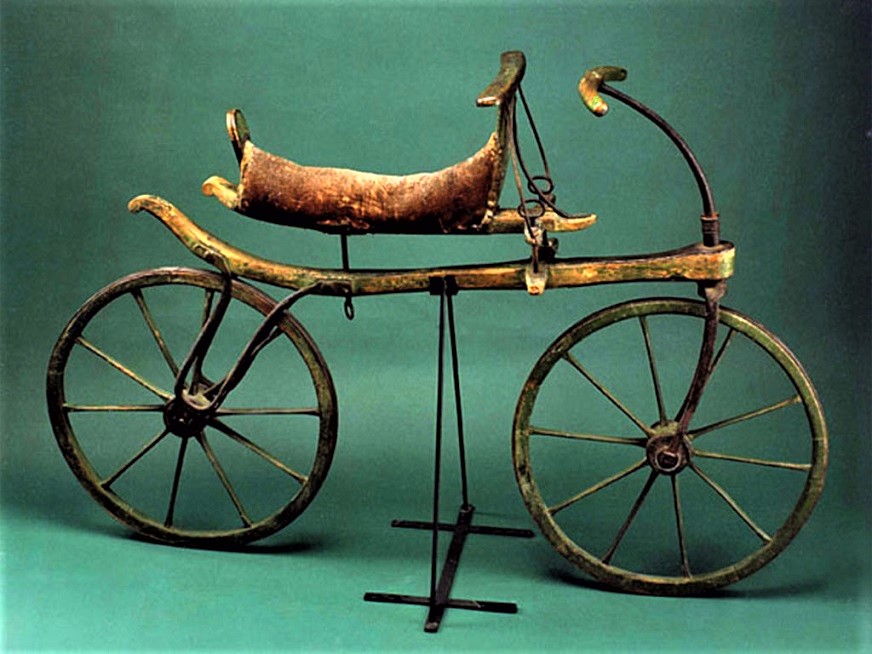 Biciclette prototype Draisina – Antenata della bicicletta – 1817.