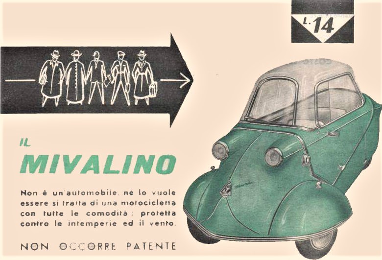 Mi-Val, Il loro Mivalino, realizzato su licenza Messerschmitt e dotandolo di due diverse cilindrate negli anni, motori realizzati sempre da loro. 