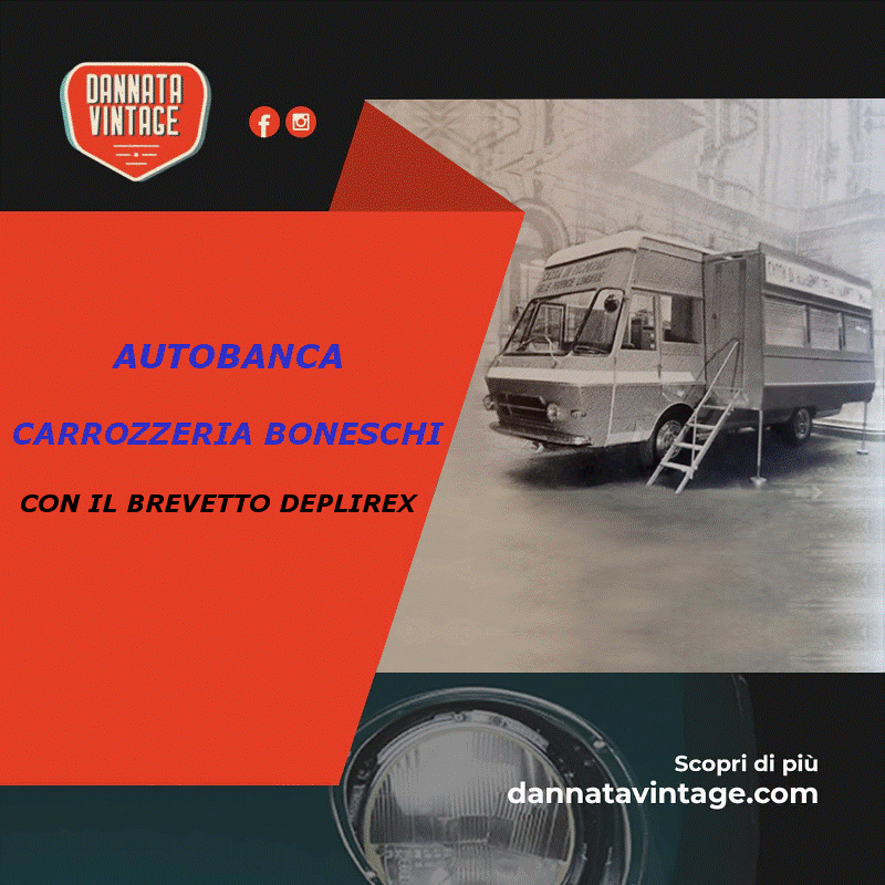 Autobanca Boneschi, Fonte della foto, la mia biblioteca personale - Carrozzieri di ieri e di oggi - 29 settembre 1963.