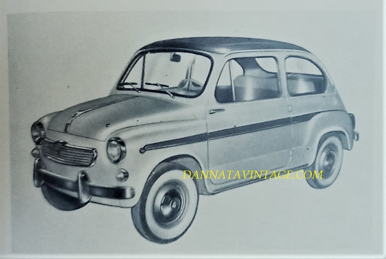 Carrozzeria CANTA, 1962, elaborazione carrozzeria per Fiat 600. 