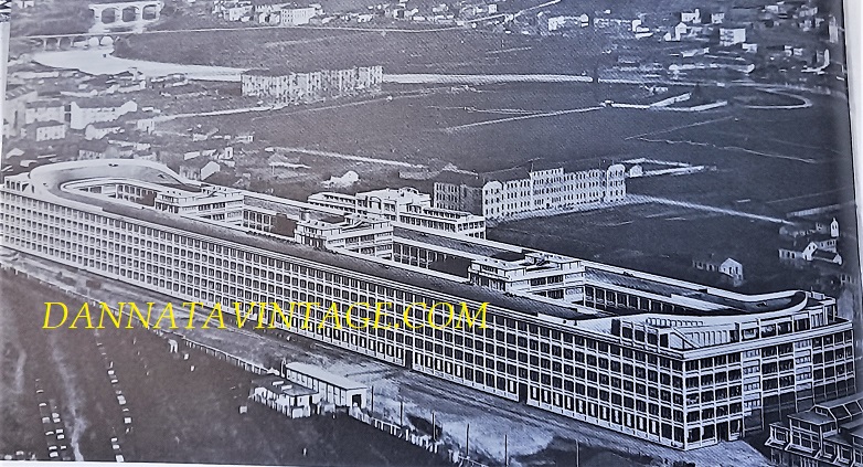 Il Lingotto, Una veduta aerea dell'area complessiva, eravamo nel 1923. 