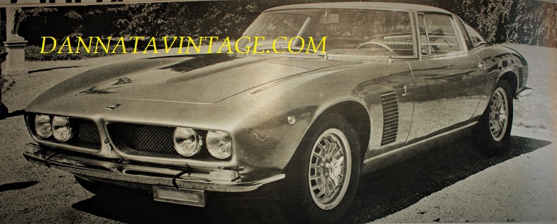 Salone di Francoforte, Iso Rivolta Grifo GL carrozzata dalla Bertone ed equipaggiata da un poderoso motore della Corvette da 5329 cc era presente al Salone di Francoforte. 