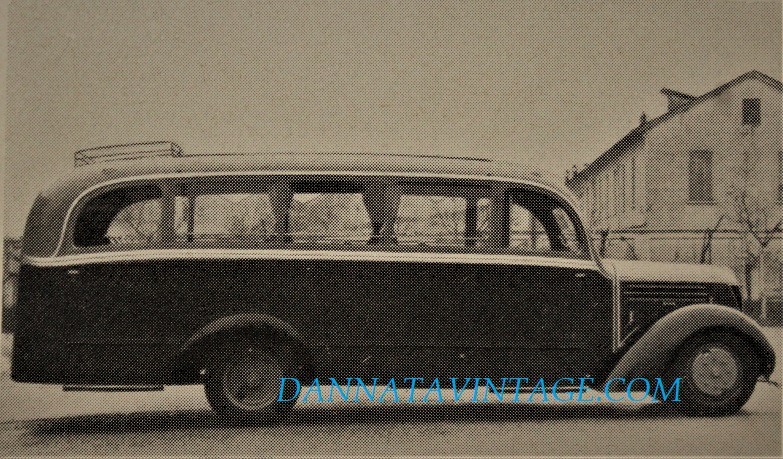 Officine Esperia, 1935 Autobus SPA 3000 con tetto apribile, realizzato dalla Carrozzeria Ruggeri Enea.