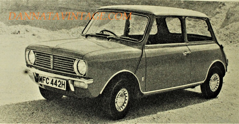 Le auto inglesi nei 60 e 70, 8) Mini Clubman una nuova versione presentata al Salone di Londra, più lunga di 12 cm rispetto alla classica.