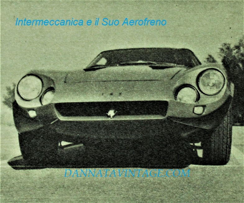 Intermeccanica e il Suo Aerofreno, I due piccoli e fissi montati sull'anteriore dell'auto. 