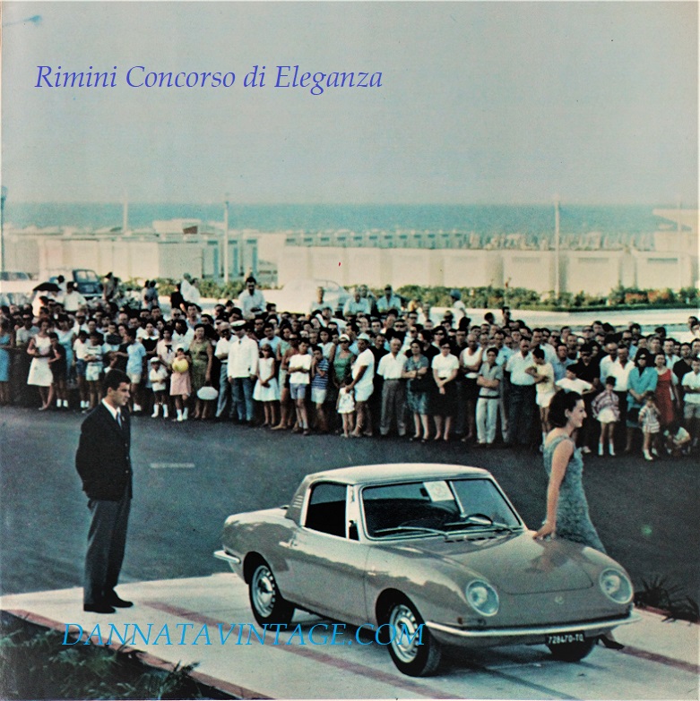 Rimini Concorso di Eleganza, Dalla copertina la reginetta dell'importante rassegna. 