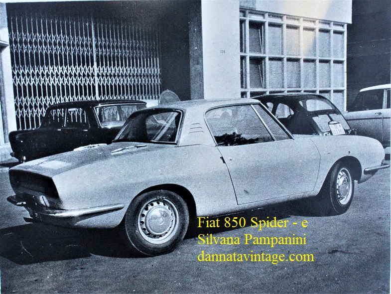 Fiat 850 Spider, Il tettuccio rigido montato sulla vettura, piuttosto pratico per poterla eventualmente utilizzare anche nelle stagioni più fredde. 