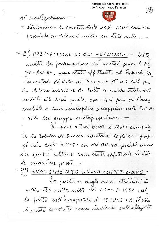 Armando Palanca - La gara aerea Istres-Damasco-Parigi FOGLI 4