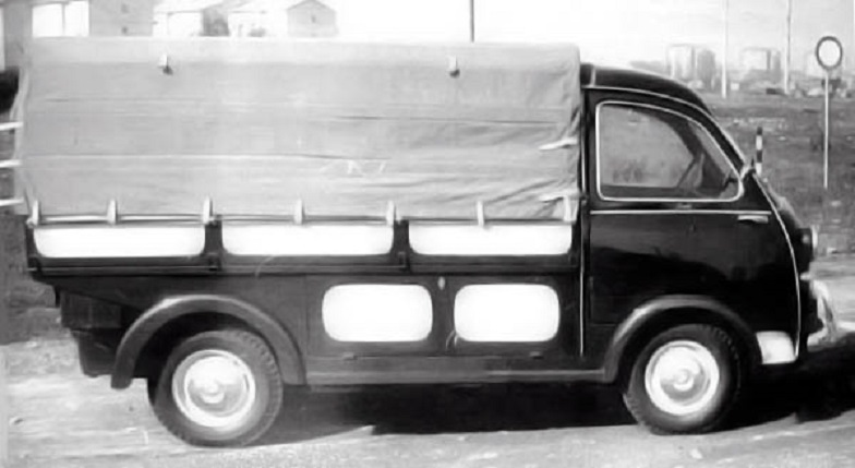 Carrozzeria Mantelli, 1956 M - Fiat 600 Multipla camioncino.