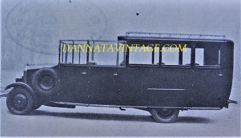 Carrozzeria Mantelli 1924 - Autobus Lancia Pentaiota. 