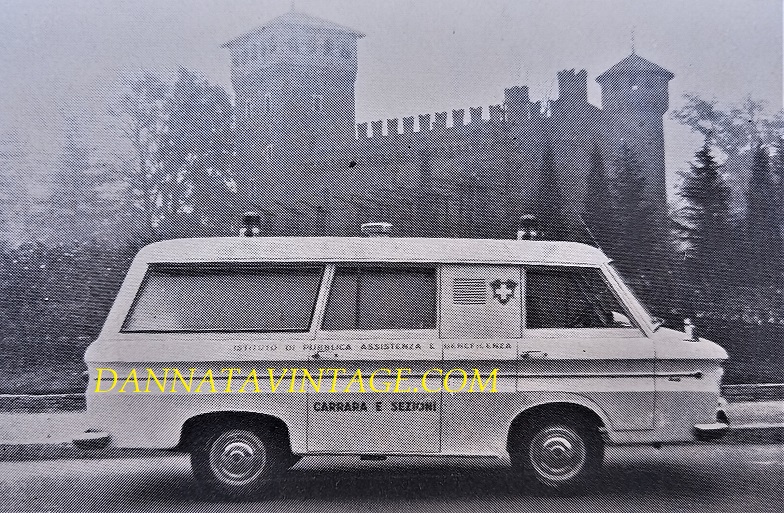Carrozzeria Mantelli, 1961 Fiat 1100/T3 Ambulanza. 