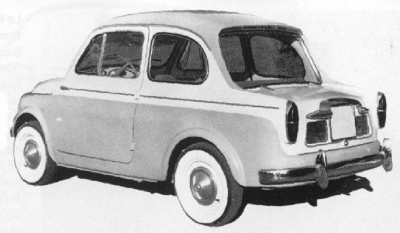 Carrozzeria Mantelli, 1958 su Fiat nuova 500. 