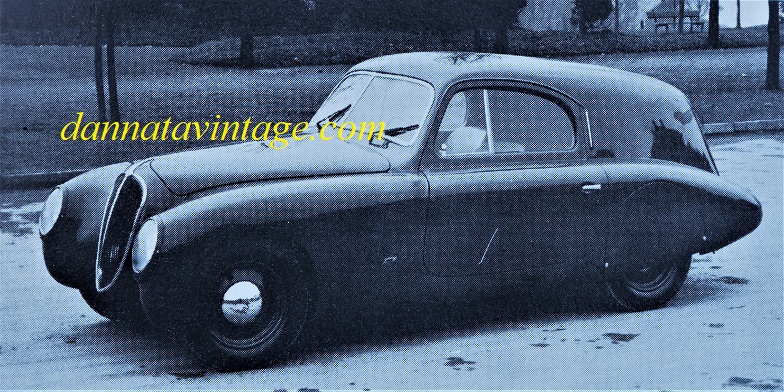 Carrozzeria Savio, FIAT 1100 con carrozzeria in alluminio - 1938. 
