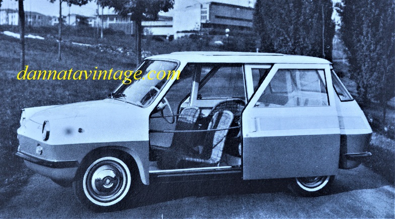 Carrozzeria Savio, Polis "vetturetta da città" con le sue innovative portiere scorrevoli, su base FIAT 600 D - 1964. 