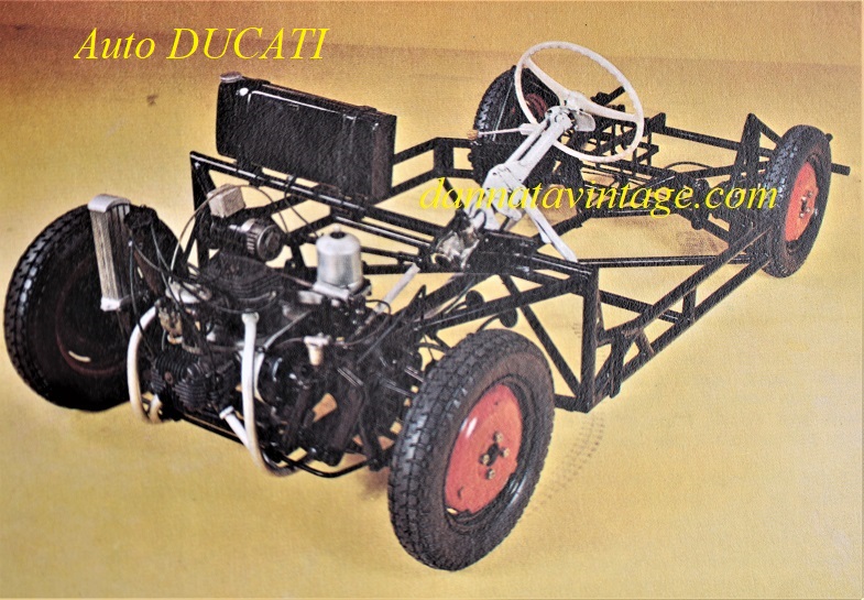 Ducati DU 4 Motore e trazione anteriori.