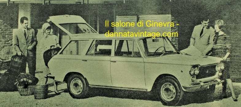 Salone di Ginevra 1962 La nuova e pratica 1300/1500 Familiare, sotto la 2300 Coupè che nella sua versione S è risultata essere una delle vetture più sportive del suo genere. 