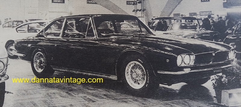 Salone di Torino Maserati cinque litri di Vignale, con linee molto classiche e sportive. 