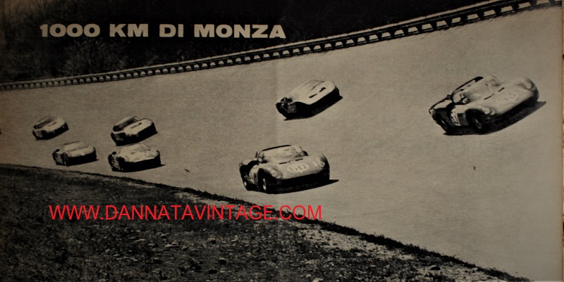 1000 chilometri di Monza Foto scattata durante il primo giro, Parkers 63 - Surtees 60 - Ford con McLaren. 