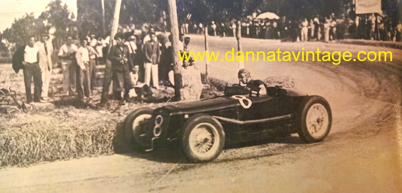 Coppa Acerbo Seaman il pilota inglese con la sua Delage, vinse nel 1936 nella classe sino ai 1500 cmc.
