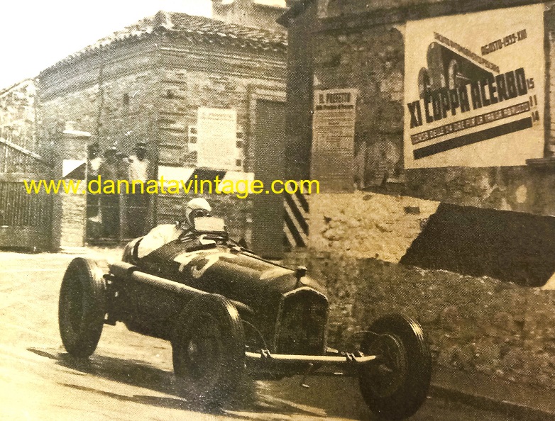 Coppa Acerbo 1935 Brivio su Alfa Romeo.
