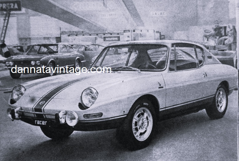 Carrozzieri Italiani fine anni 60 Bertone con la Racer Team in una versione ancor più sportiva della Racer, su meccanica della Fiat 850.