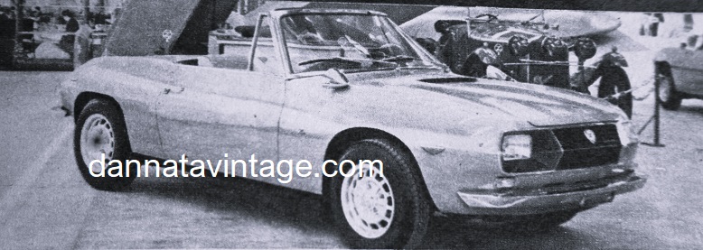 Carrozzieri Italiani fine anni 60 Zagato e la sua versione spider della Lancia Fulvia. 