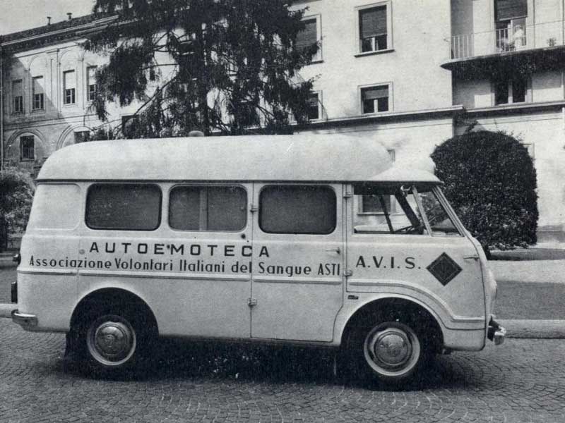 Autoemoteca, Il primo esemplare in dotazione all'AVIS di Asti. 