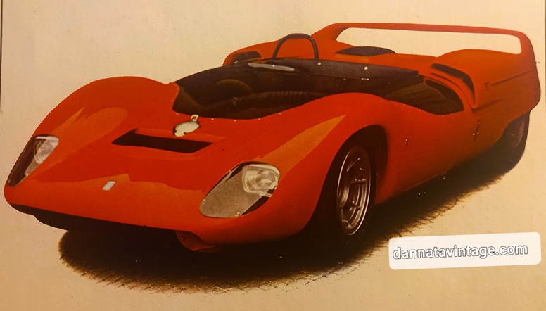 De Tomaso Salone di Ginevra 1967 disegnata dalla Carrozzeria Ghia, motore otto cilindri contrapposti di due litri.