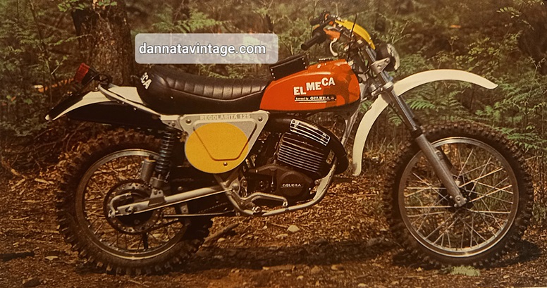 Elmeca Gilera 1976 la 125 Regolarità una moto che per tre anni non ebbe modifiche di rilievo. 