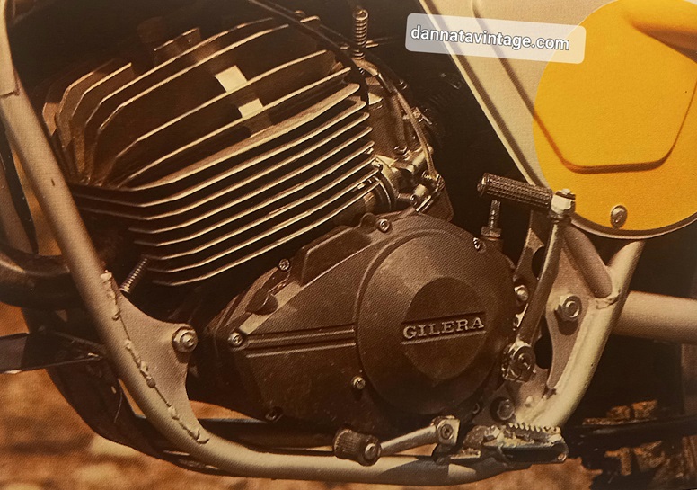 Elmeca Gilera Il motore della 125 Regoalrità del 1976.