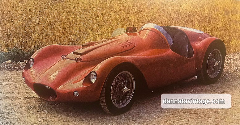 Taraschi Giaur 750 Sport del 1950, sempre con un motore di origine Fiat Topolino 500 cmc elaborato e portato a 750 cmc. 